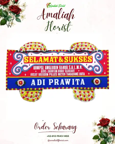 Papan Bunga Ucapan Selamat Kalimade